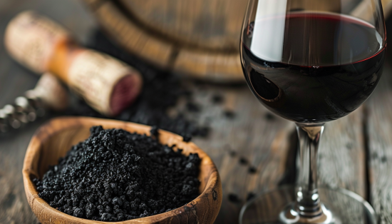 charbon actif pour l'industrie vinicole
