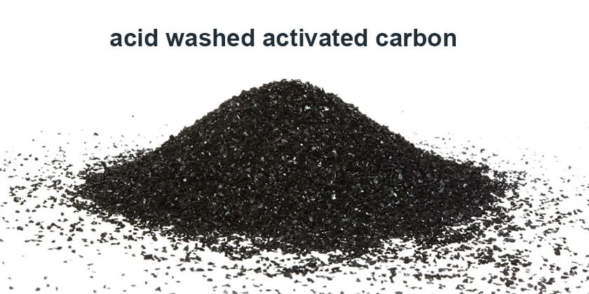 charbon actif de lavage acide